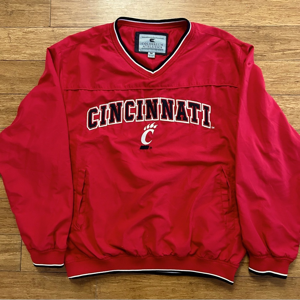 Vintage University of Cincinnati red pullover